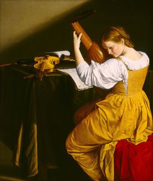 Orazio Gentileschi - Il suonatore di liuto (National Gallery of Art).jpg