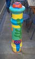 Bollard in the style of Beasts of the Sea by Henri Matisse