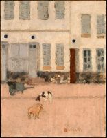 كلبان في شارع مهجور, 1894