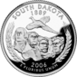South Dakota quarter dollar coin