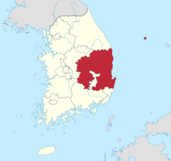 North Gyeongsang Provinceموقع