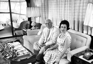 ممدوحة السيد بوبست، وزوجها إلمر بوبست