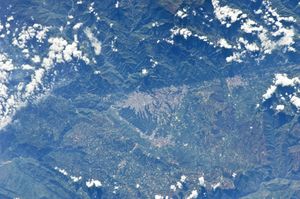 Bucaramanga, Colombia from space.JPG