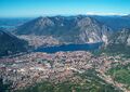 View of Lecco from Piani d' Erna.