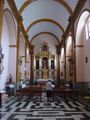 داخل كنيسة سانت بارثيلومي الكاثوليكية في مدينة أصيلة