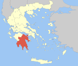 موقع پلوپونيز Peloponnese