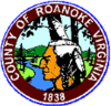 الختم الرسمي لـ Roanoke County