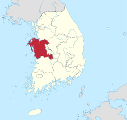 South Chungcheong Provinceموقع