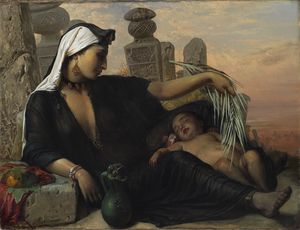 Egyptian fellah woman (1872 painting).jpg