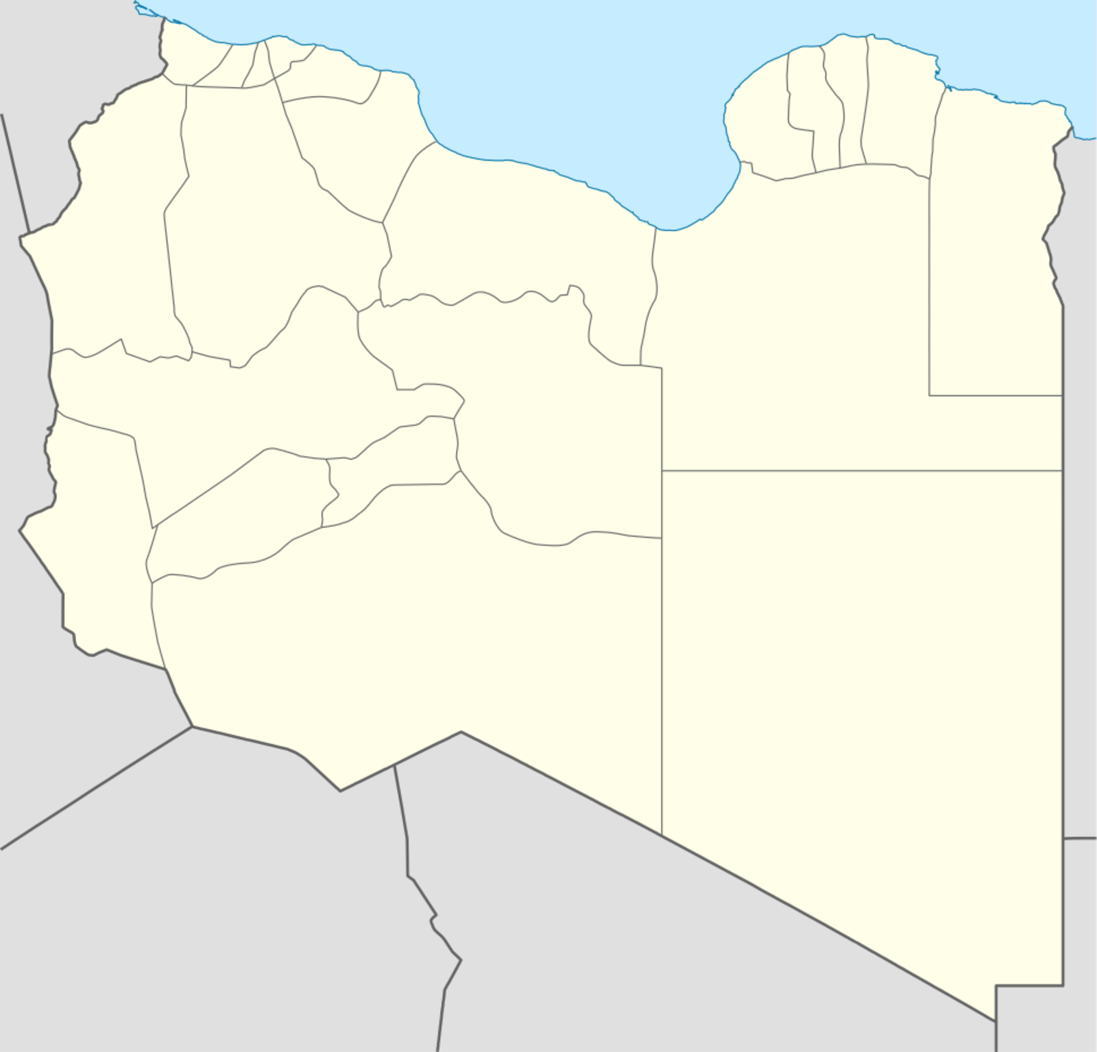 خريطة مفصلة للحرب الأهلية الليبية is located in ليبيا