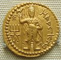 Mahasena on a coin of هوڤيشكا.