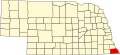 State map highlighting Richardson County