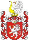 Gryf coat of arms of the Polish knighthood family Gryfici. Used since c. 1481