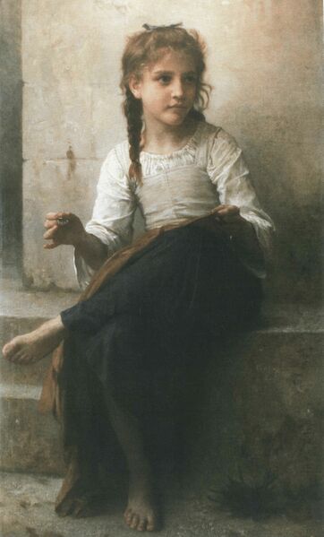 ملف:William-Adolphe Bouguereau (1825-1905) - The Seamstress (1898).jpg