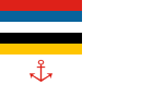 Flag of Marine Police Senior Officer at Present Afloat of Manchukuo.svg