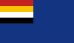 Flag of the Mongol United Autonomous Government as described by The Airpost Journal (reconstruction).svg