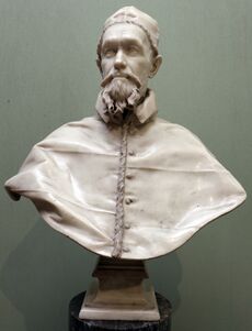 Gian lorenzo bernini, busto di papa Innocenzo X, seconda versione 01.jpg
