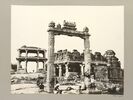 Hampi King's Balance Vitthala temple street entrance near river 1856 photo.jpg