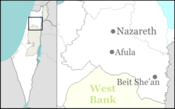بيسان is located in Jezreel Valley region of Israel