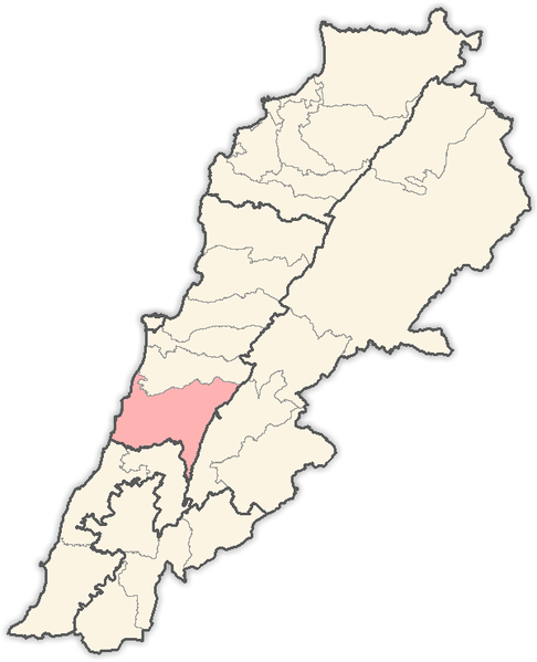 ملف:Lebanon districts Chouf.png