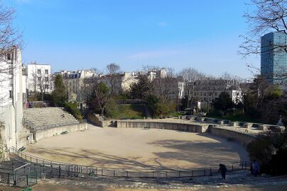 The ancient Amphitheatre, or "Arenes" of Lutetia