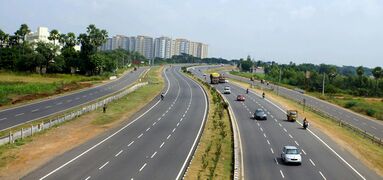 Vijayawada–Guntur Expressway in India