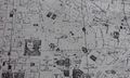 موقع حديقة الازبكية على خريطة للقاهرة في عام 1948