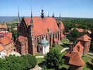 Frombork Cathedral, with Vistula Lagoon in background
