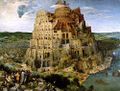 The Tower of Babel (1563) oil on board