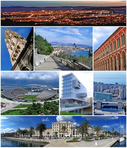 Some images of Split and its landmarks.