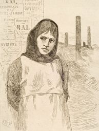 The Strike (1876) etching, drypoint (19.8 x 15.2 cm) Michael C. Carlos Museum, Emory University, Atlanta