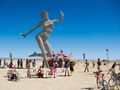 The Burning Man Festival in the Black Rock Desert of Nevada