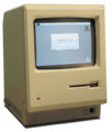 The Macintosh 128K, the first commercially successful personal computer to use a graphical user interface, was introduced to the public in 1984.[9]