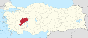 موقع أفيون‌قرةحصار في تركيا.