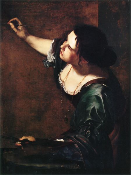 ملف:Self-portrait as the Allegory of Painting by Artemisia Gentileschi.jpg