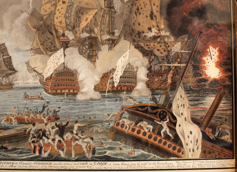ملف:Combat naval 12 avril 1782-Dumoulin-IMG 5484.JPG