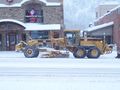 Grader (plowing snow here)