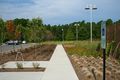 Newly built sidewalk at RTP Headquarters in Research Triangle Park, كارولينا الشمالية, USA