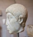 Bust of Roman man.