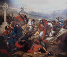 معركة بلاط الشهداء، تشارلز دو توبين.