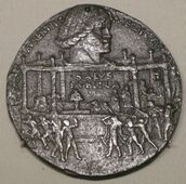 Medal of the Pazzi conspiracy, with Lorenzo, 1478, Bertoldo di Giovanni