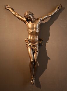 Gianlorenzo bernini, cristo crocifisso, 1654-57, bronzo dorato (madrid, coll. reali) 01.jpg