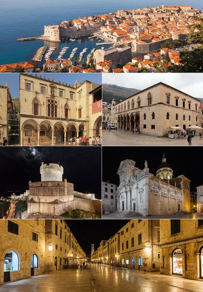 ملف:Montage of major Dubrovnik landmarks.jpg