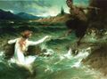The Mermaid and the Satyr, by Ferdinand Leeke (1917)