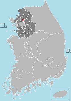 موقع وي‌جنگ‌بو في كوريا الجنوبية