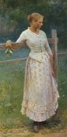 «الفتاة على السور», 1893