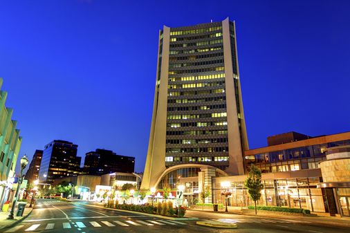 One Landmark Square, the second tallest building in Stamford