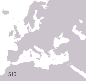 خريطة متحركة للجمهورية والامبراطورية الرومانية