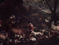 الحيوانات تدخل سفينة نوح (1570-1579)، پرادو، مدريد.