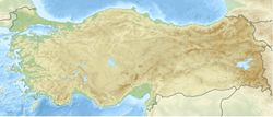 Turkey, with Bayburt pinpointed at the northwest along a thin strip of land bounded by water
